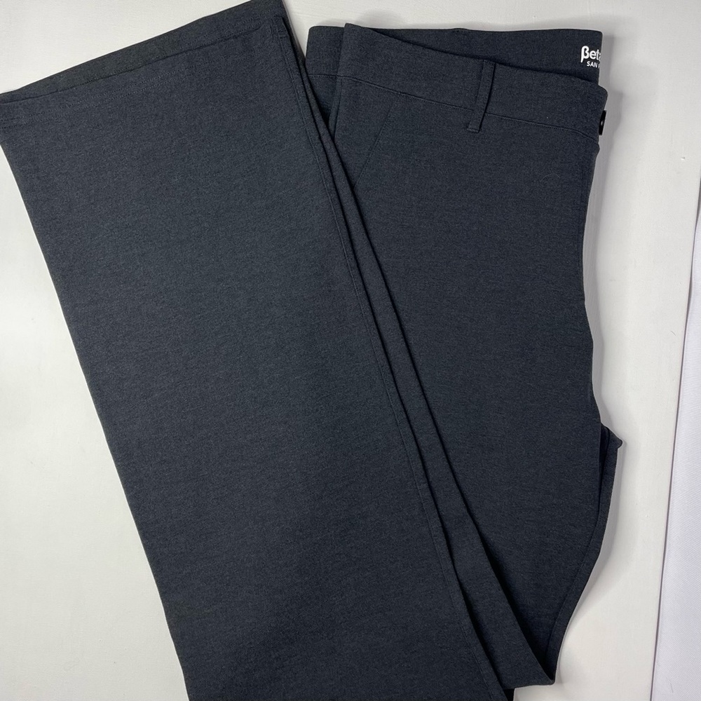 Betabrand Grey Yoga Dress Pants Size XXL Long